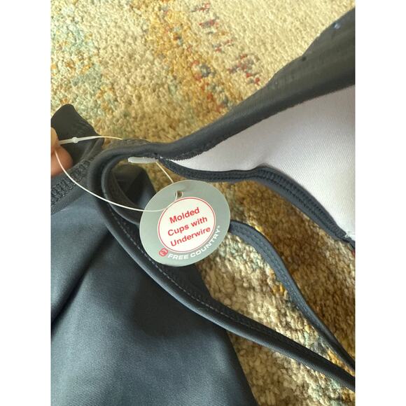 Free Country 2 piece set light blue / black womens sz medium - NWT - Picture 12 of 12